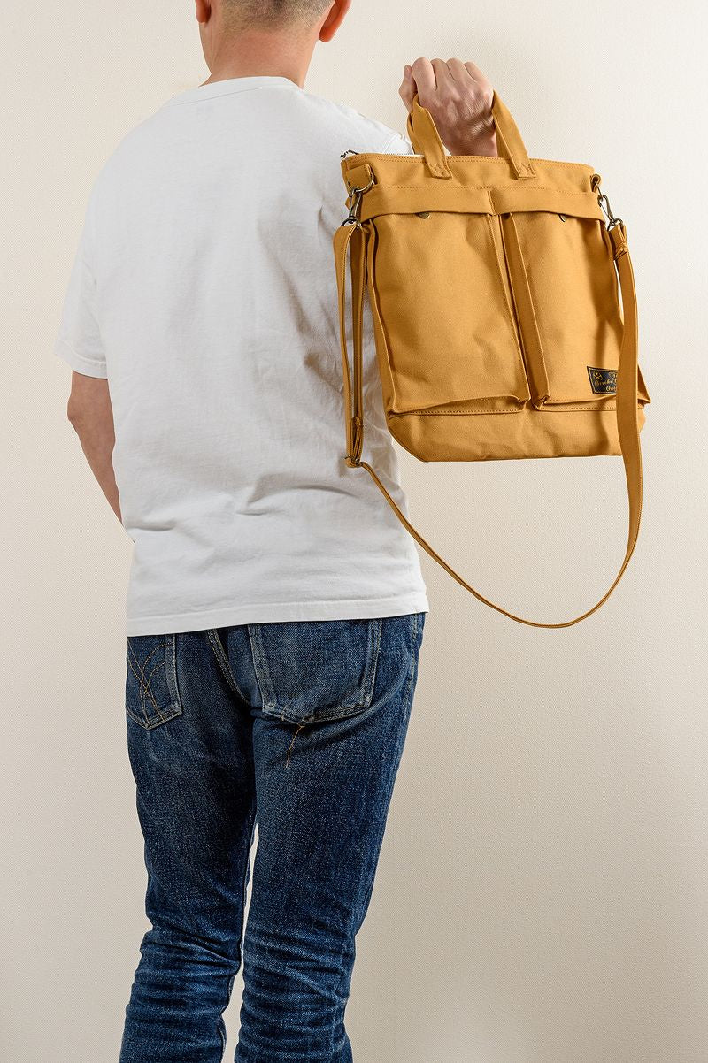 SGA2302 / The Strike Gold Sail-Cloth Small Helmet Bag