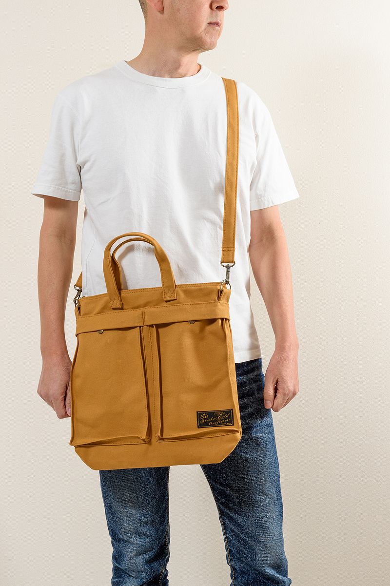 SGA2302 / The Strike Gold Sail-Cloth Small Helmet Bag