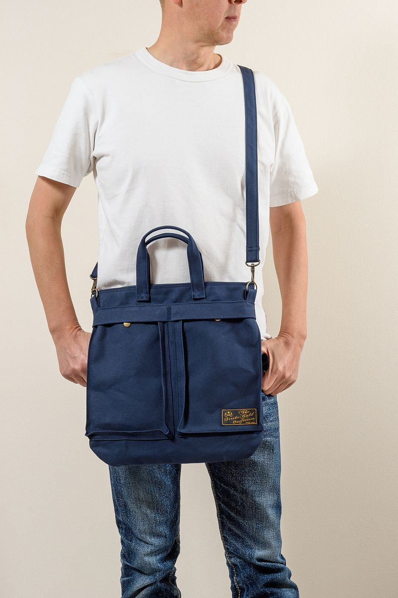 SGA2302 / The Strike Gold Sail-Cloth Small Helmet Bag