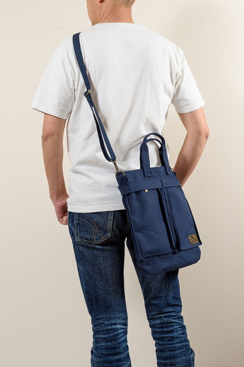 SGA2302 / The Strike Gold Sail-Cloth Small Helmet Bag