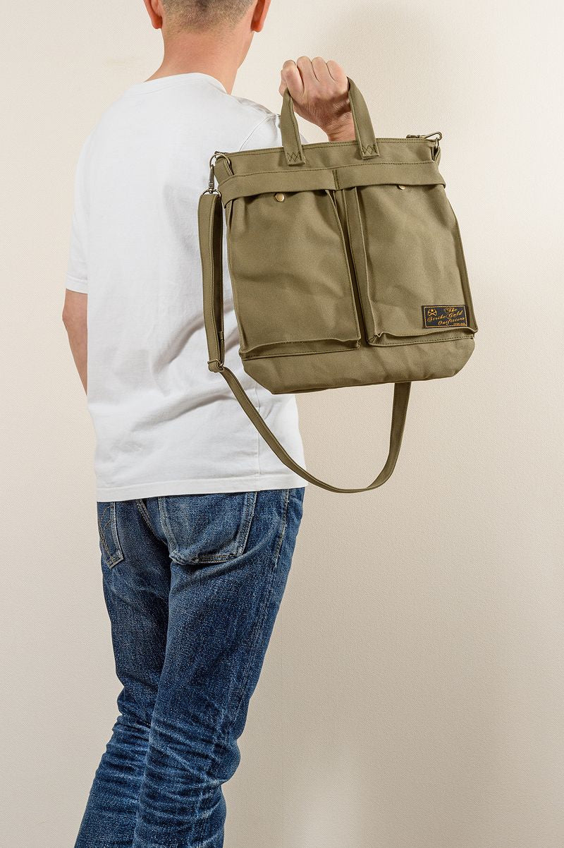 SGA2302 / The Strike Gold Sail-Cloth Small Helmet Bag