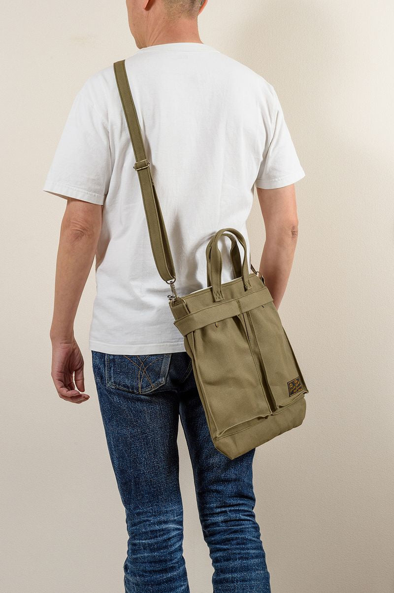 SGA2302 / The Strike Gold Sail-Cloth Small Helmet Bag