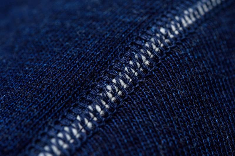 SGC2301 / The Strike Gold Indigo yarn dyed LoopWheel Sweat Shirt