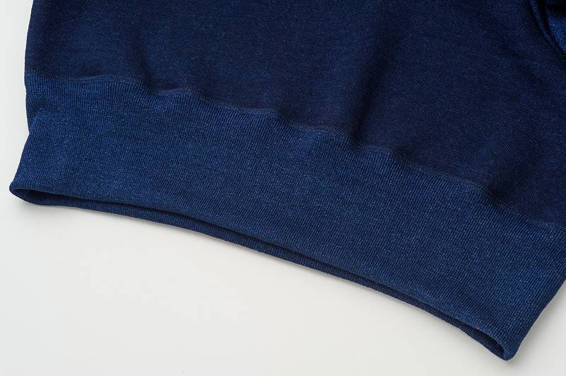 SGC2301 / The Strike Gold Indigo yarn dyed LoopWheel Sweat Shirt