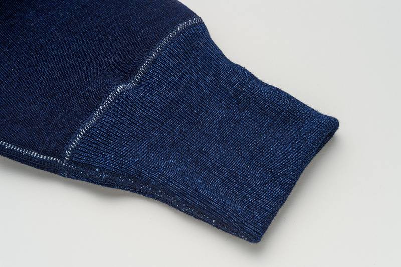 SGC2301 / The Strike Gold Indigo yarn dyed LoopWheel Sweat Shirt