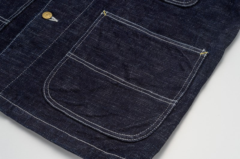 SGJ001 / The Strike Gold Original 15oz Seledge Denim CHORE COAT