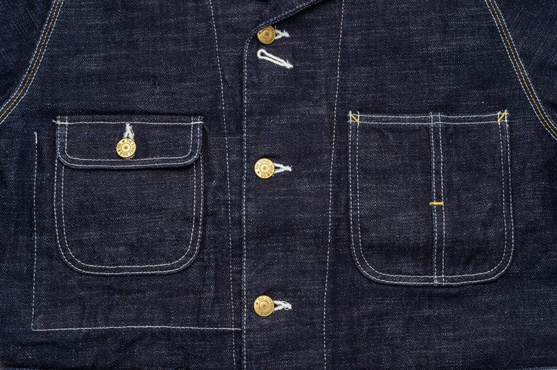 SGJ001 / The Strike Gold Original 15oz Seledge Denim CHORE COAT