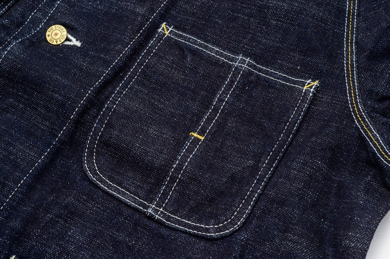 SGJ001 / The Strike Gold Original 15oz Seledge Denim CHORE COAT
