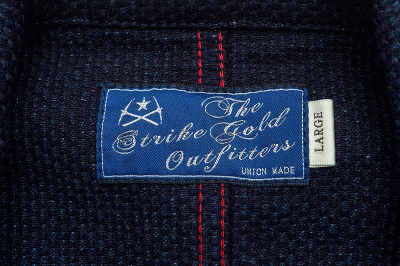 SGJ002 / The Strike Gold INDIGO SASHIKO SHOP COAT