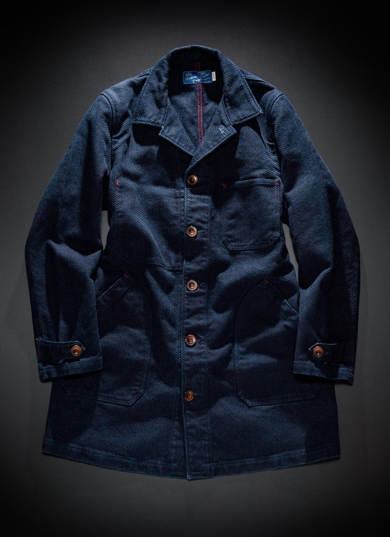 SGJ002 / The Strike Gold INDIGO SASHIKO SHOP COAT