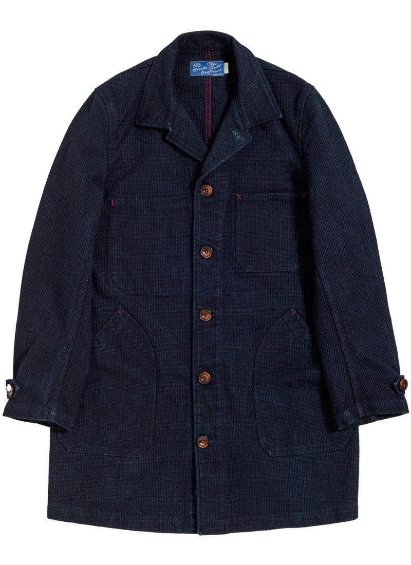 SGJ002 / The Strike Gold INDIGO SASHIKO SHOP COAT