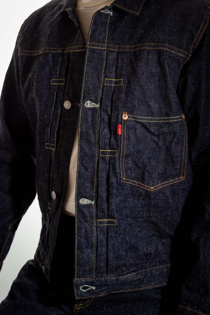 SGJ40X / The Strike Gold Origin Series 14oz Low-Tension Neppy Selvedge Denim Mid-'40s Jacket