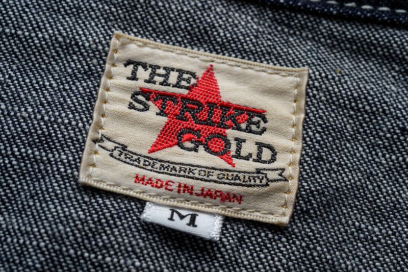 SGS001 / The Strike Gold 10oz Gray Slub Selvedge Denim Work Shirt