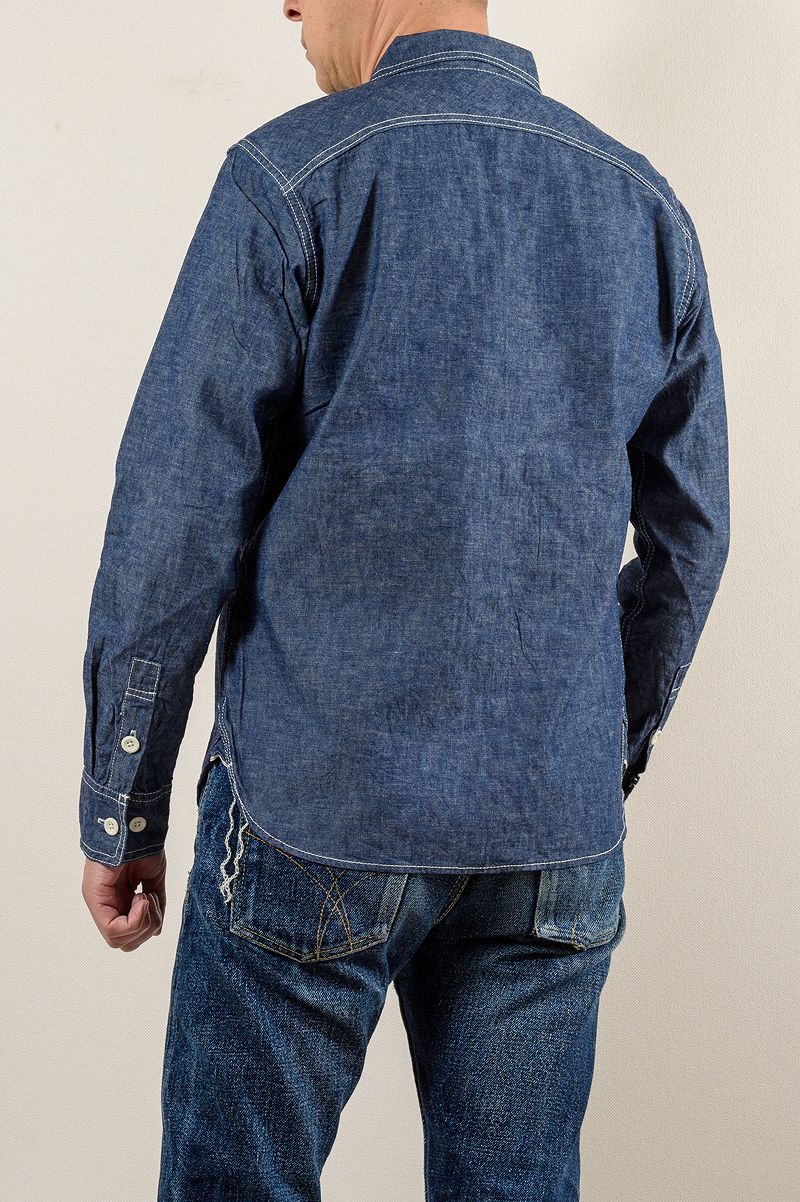 SGS2301 / The Strike Gold Selvedge Chambray Work Shirt