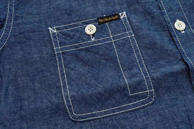 SGS2301 / The Strike Gold Selvedge Chambray Work Shirt