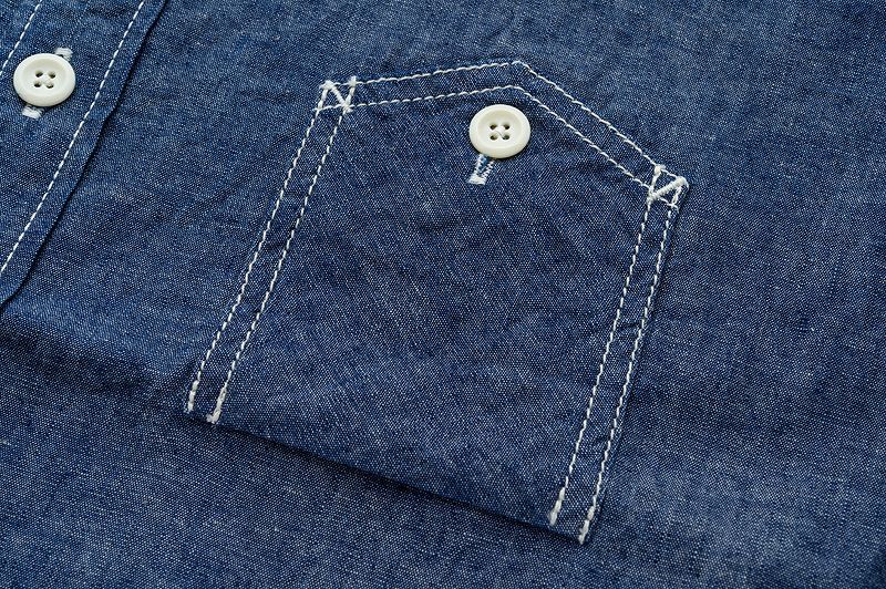 SGS2301 / The Strike Gold Selvedge Chambray Work Shirt
