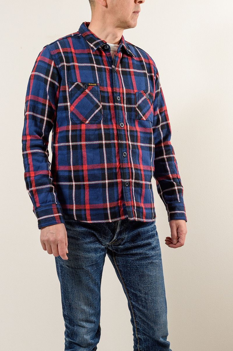 SGS2304 / The Strike Gold Heavy Nel Check Work Shirt
