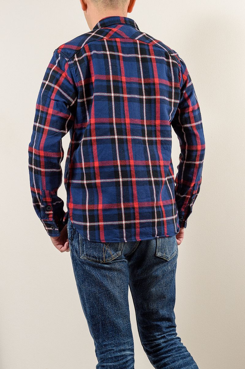 SGS2304 / The Strike Gold Heavy Nel Check Work Shirt