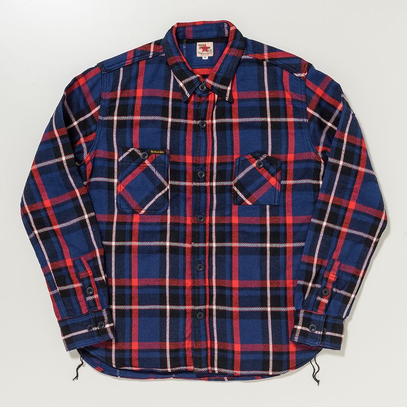 SGS2304 / The Strike Gold Heavy Nel Check Work Shirt