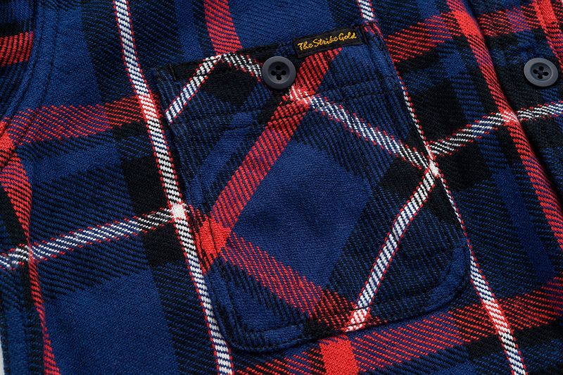 SGS2304 / The Strike Gold Heavy Nel Check Work Shirt