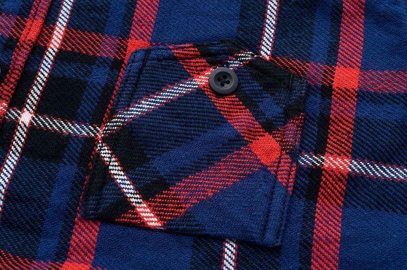 SGS2304 / The Strike Gold Heavy Nel Check Work Shirt