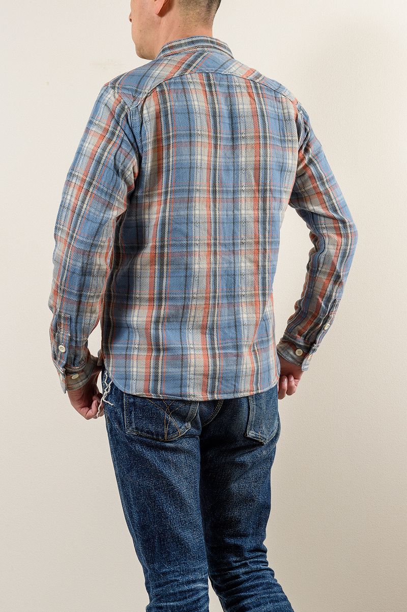 SGS2305 / The Strike Gold Loose Nel Check Work Shirt