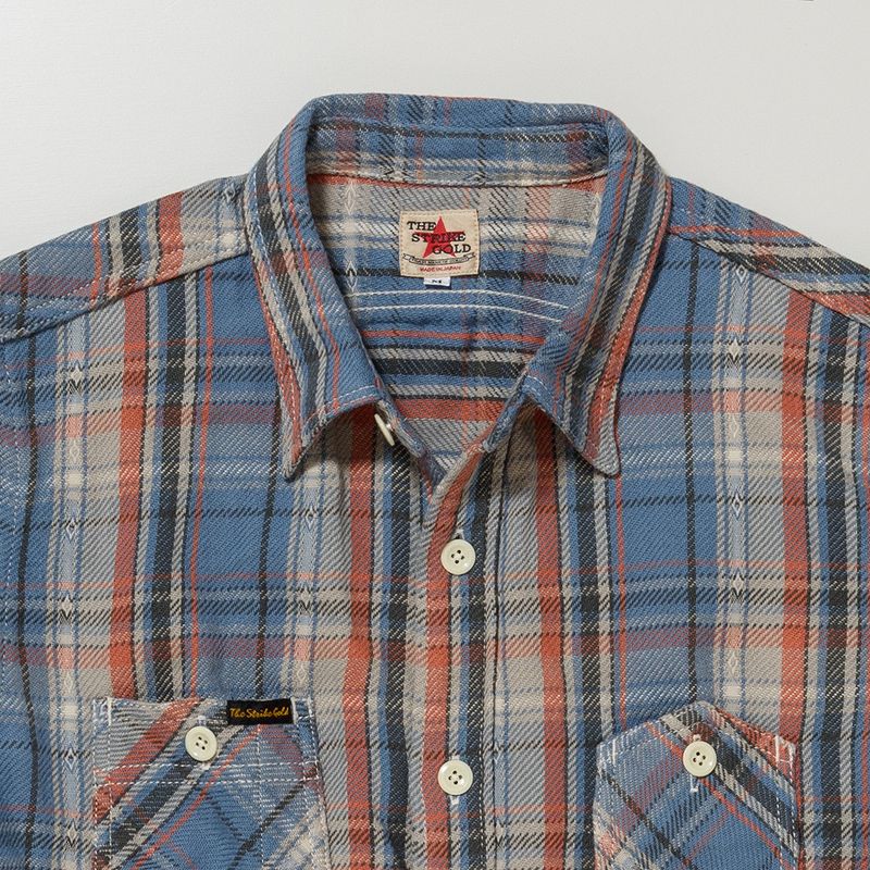 SGS2305 / The Strike Gold Loose Nel Check Work Shirt