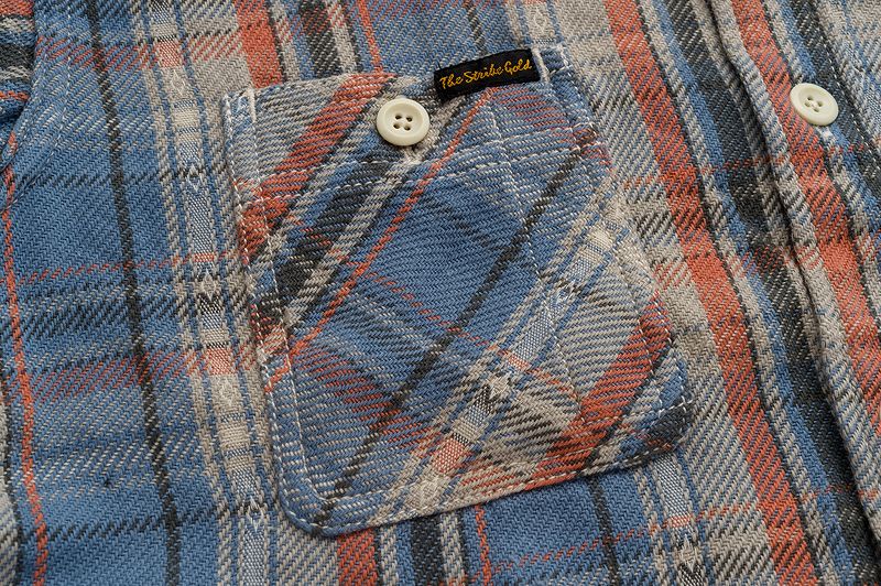 SGS2305 / The Strike Gold Loose Nel Check Work Shirt