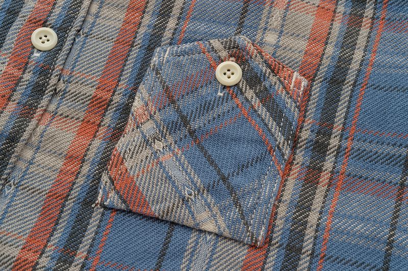 SGS2305 / The Strike Gold Loose Nel Check Work Shirt