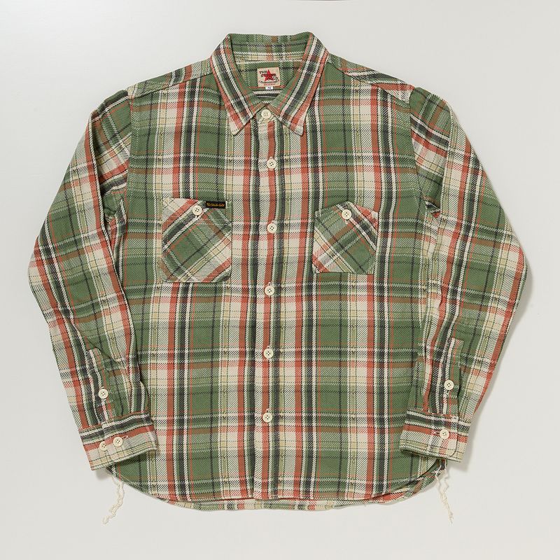 SGS2305 / The Strike Gold Loose Nel Check Work Shirt