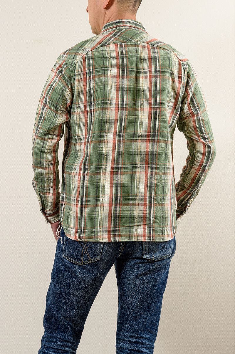 SGS2305 / The Strike Gold Loose Nel Check Work Shirt