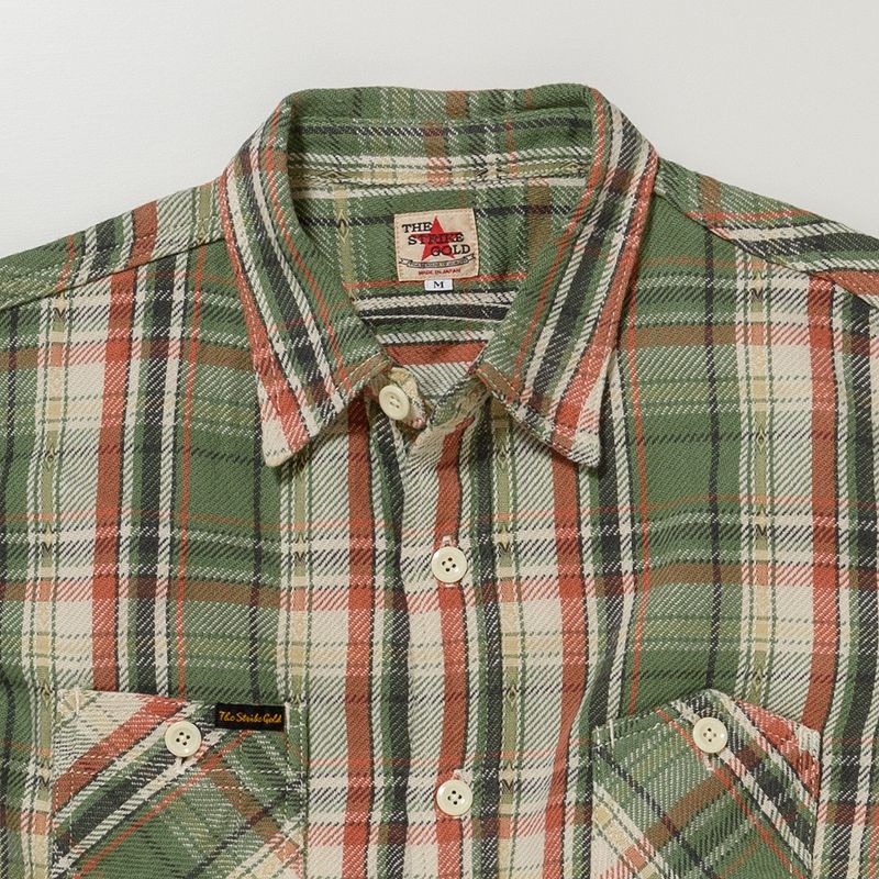 SGS2305 / The Strike Gold Loose Nel Check Work Shirt