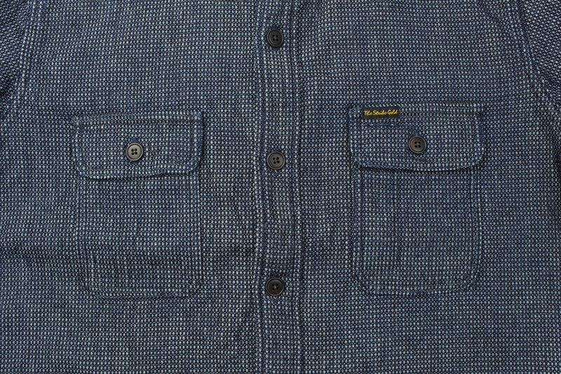 SGS2404 / The Strike Gold Indigo Dobby Work Shirt