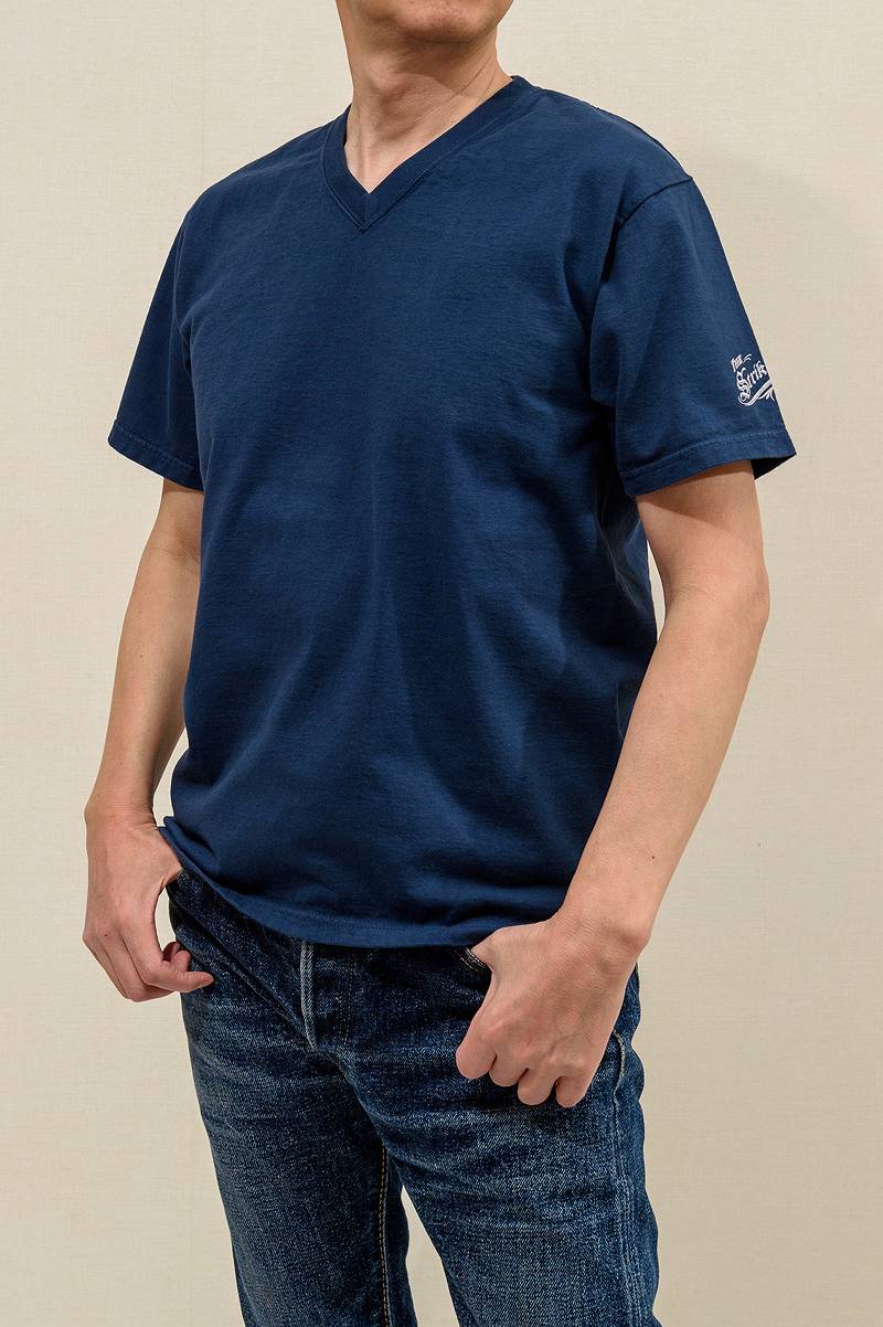 SGT002 / The Strike Gold LOOPWHEEL V-neck T-shirts