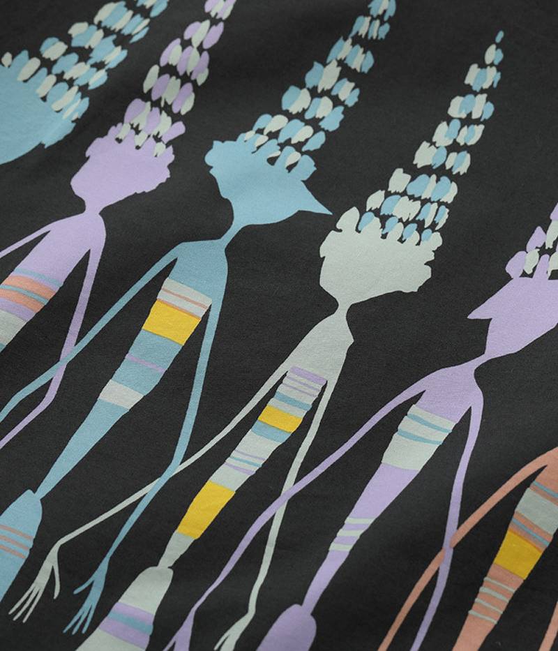 SH39089 / STAR OF HOLLYWOOD TYPEWRITER COTTON OPEN SHIRT "AFRICAN DAUGHTERS"