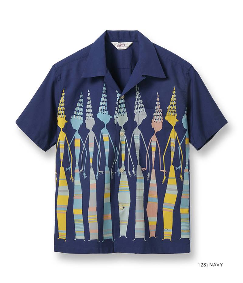 SH39089 / STAR OF HOLLYWOOD TYPEWRITER COTTON OPEN SHIRT "AFRICAN DAUGHTERS"