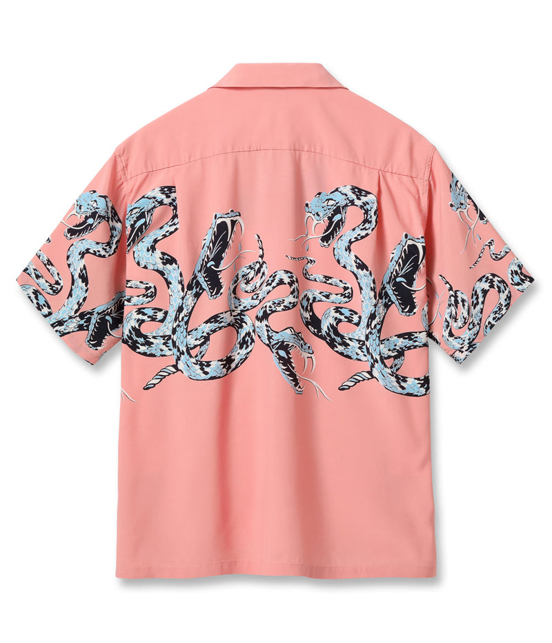 SH39486 / STAR OF HOLLY WOOD HIGH DENSITY RAYON OPEN SHIRT “RATTLE SNAKE”