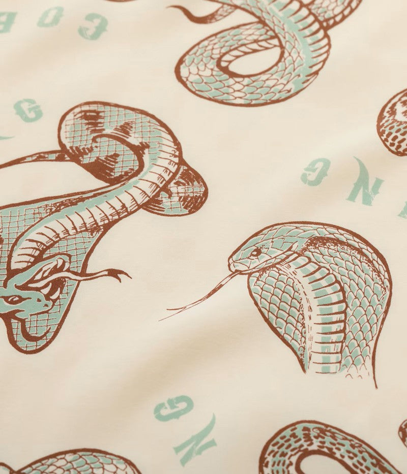 SH39488 / STAR OF HOLLY WOOD HIGH DENSITY RAYON OPEN SHIRT “KING COBRA” by VINCE RAY