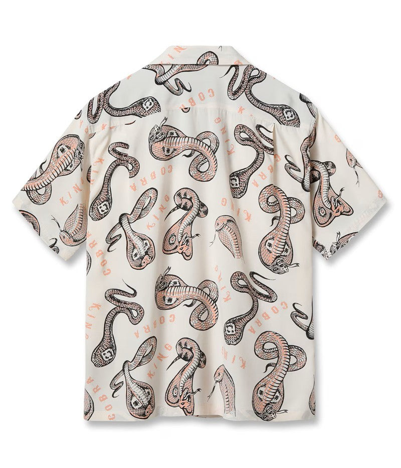 SH39488 / STAR OF HOLLY WOOD HIGH DENSITY RAYON OPEN SHIRT “KING COBRA” by VINCE RAY