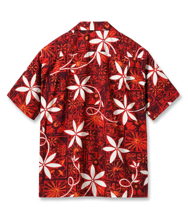 SH39493 / STAR OF HOLLYWOOD TYPEWRITER COTTON OPEN SHIRT “BLUE HAWAII”