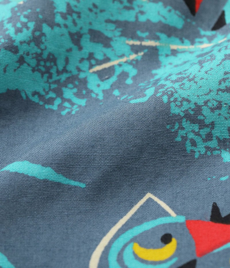 SH39494 / STAR OF HOLLY WOOD TYPEWRITER COTTON OPEN SHIRT “OWL”