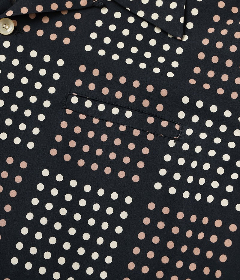 SH39495 / STAR OF HOLLY WOOD TYPEWRITER COTTON OPEN SHIRT “POLKA DOT”