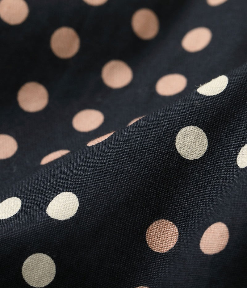SH39495 / STAR OF HOLLY WOOD TYPEWRITER COTTON OPEN SHIRT “POLKA DOT”