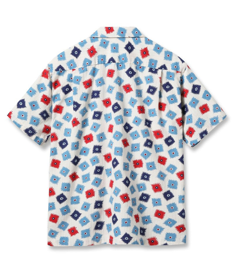 SH39499 / STAR OF HOLLY WOOD DOBBY COTTON OPEN SHIRT “EXPLOSION”