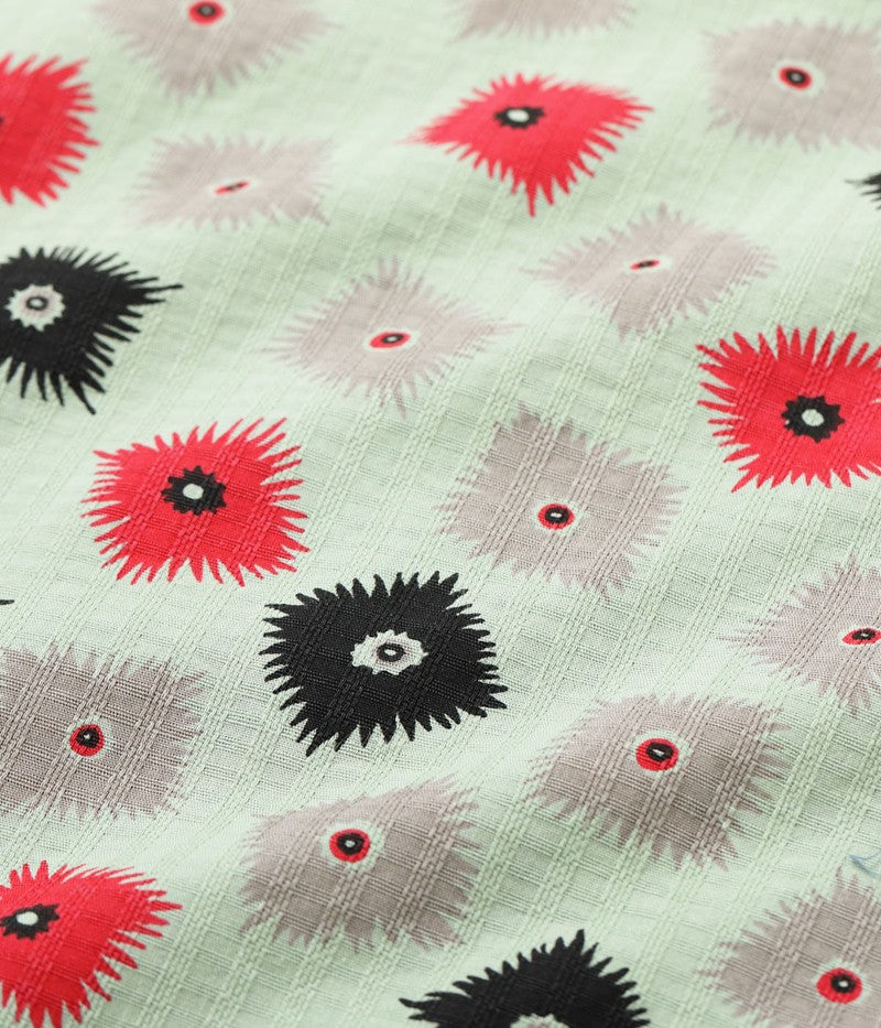 SH39499 / STAR OF HOLLY WOOD DOBBY COTTON OPEN SHIRT “EXPLOSION”