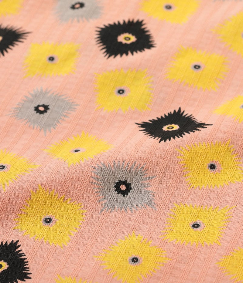 SH39499 / STAR OF HOLLY WOOD DOBBY COTTON OPEN SHIRT “EXPLOSION”