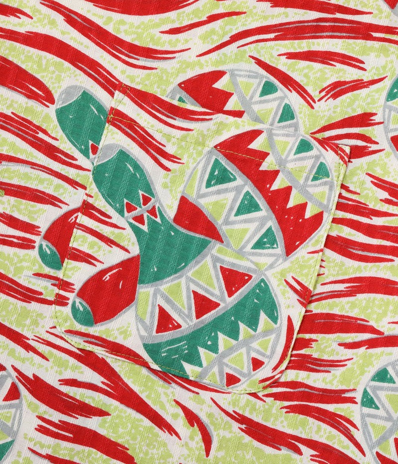 SH39500 / STAR OF HOLLY WOOD DOBBY COTTON OPEN SHIRT “MARACAS”