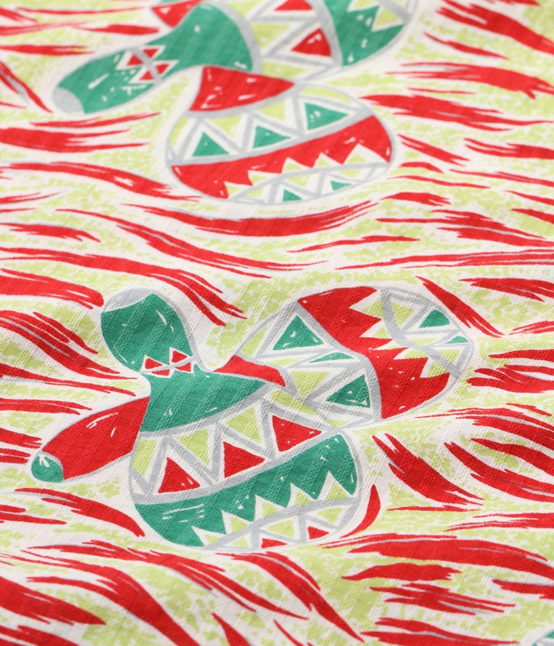 SH39500 / STAR OF HOLLY WOOD DOBBY COTTON OPEN SHIRT “MARACAS”