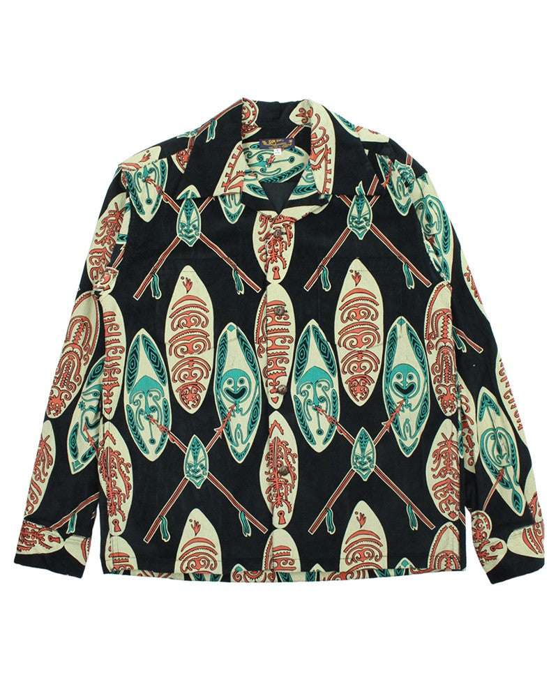 SS29581 / SUNSURF CORDUROY L/S OPEN SHIRT "GOD'S SHIELD"