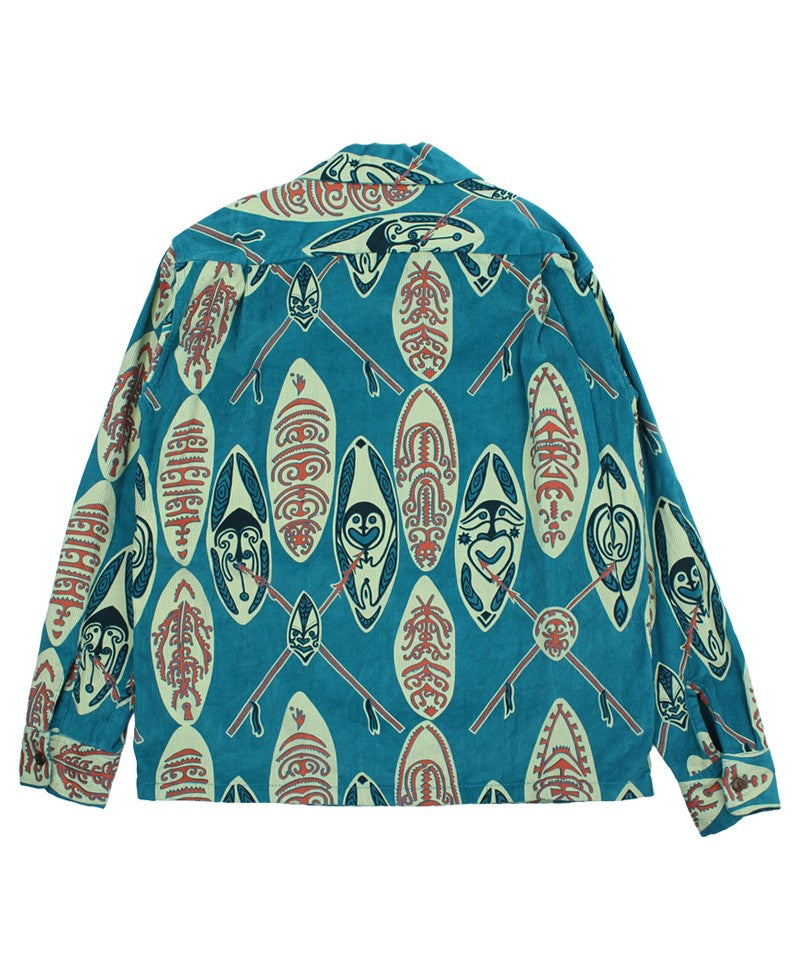 SS29581 / SUNSURF CORDUROY L/S OPEN SHIRT "GOD'S SHIELD"